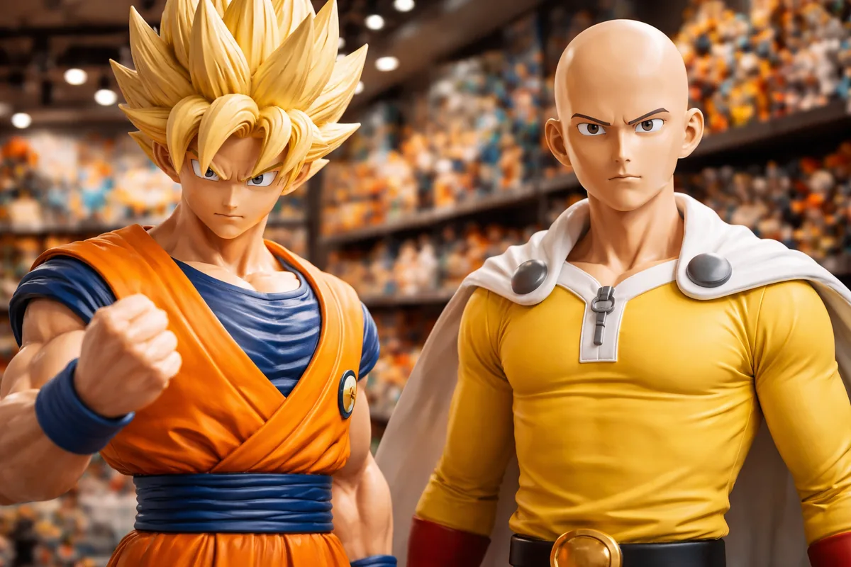 Comment Goku et Saitama sont-ils représentés dans le monde des animes et mangas ?